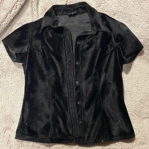 Vintage Faux Fur Shirt
